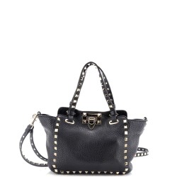 Rockstud Tote Pebbled Leather Mini