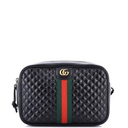 Trapuntata Camera Bag Quilted Leather Small