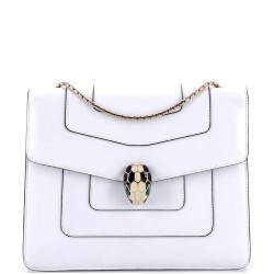 Serpenti Forever Square Shoulder Bag Leather Medium