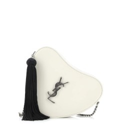 Love Heart Tassel Chain Bag Leather Small