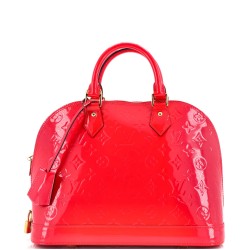 Alma Handbag Monogram Vernis PM