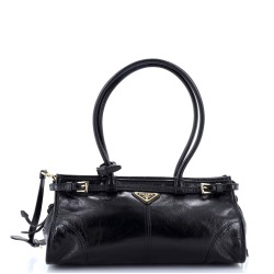 Belted Convertible Shoulder Bag Vitello Shine Medium