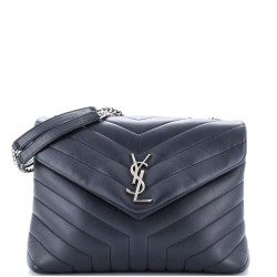 Loulou Shoulder Bag Matelasse Chevron Leather Medium