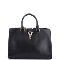 Classic Y Cabas Leather Small
