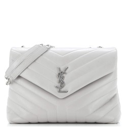 Loulou Shoulder Bag Matelasse Chevron Leather Medium