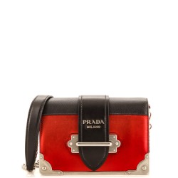 Cahier Chain Crossbody Bag City Calf and Saffiano Small