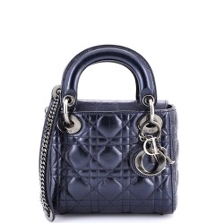 Lady Dior Chain Bag Cannage Quilt Lambskin Mini
