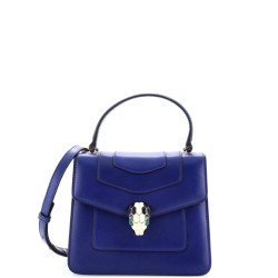 Serpenti Forever Top Handle Bag Leather Small