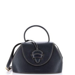 Barcelona Dome Top Handle Bag Leather Medium