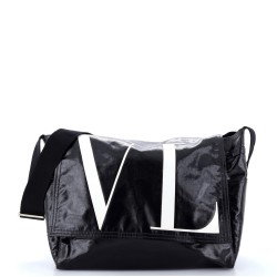 VLTN Flap Messenger Bag Coated Canvas Medium