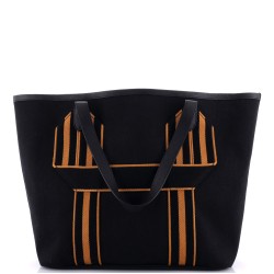 Pursangle Tote Canvas with Leather