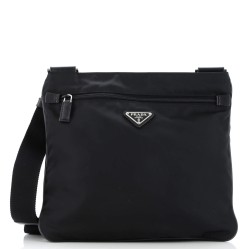 Front Pocket Messenger Bag Tessuto Medium