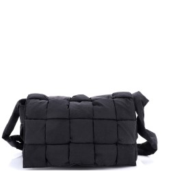 Cassette Crossbody Bag Maxi Intrecciato Nylon Large