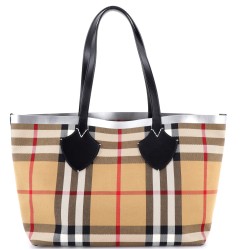 Reversible Giant Tote Vintage Check Canvas Large