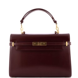 Manhattan Top Handle Flap Bag Leather Medium