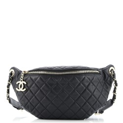 Banane Waist Bag Quilted Leather