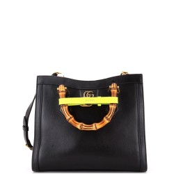 Diana NM Bamboo Handle Tote Leather Small