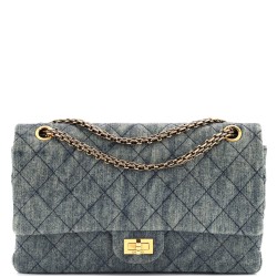 Reissue 2.55 Flap Bag Quilted Denim 227