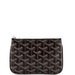 Senat Zip Pouch Coated Canvas Mini