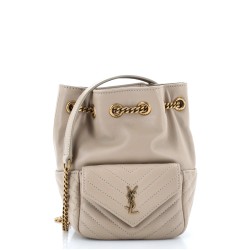 Joe Bucket Bag Matelasse Chevron Leather Mini