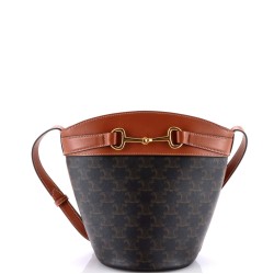 Crecy Bucket Bag Triomphe Coated Canvas