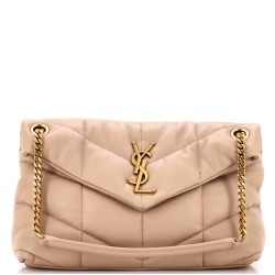 Loulou Puffer Shoulder Bag Quilted Leather Small