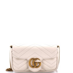 GG Marmont Flap Bag Matelasse Leather Super Mini