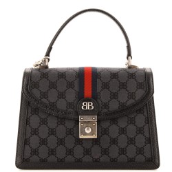 x Gucci The Hacker Project Top Handle Bag BB Coated Canvas Small