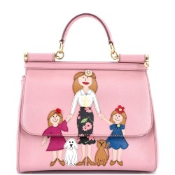 Family Miss Sicily Bag Patchwork Leather Medium
