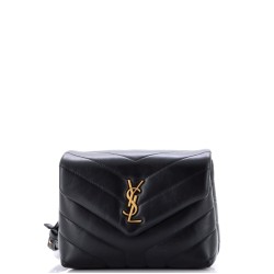 Loulou Shoulder Bag Matelasse Chevron Leather Toy