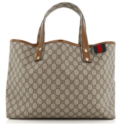 Web Loop Tote GG Coated Canvas Medium