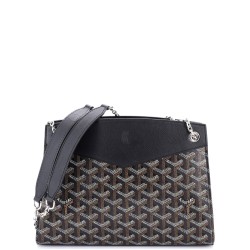 Structured Rouette Chain Shoulder Bag Coated Canvas PM