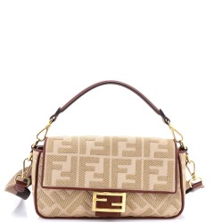 Baguette NM Bag Zucca Embroidered Canvas Medium