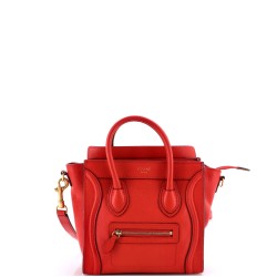 Luggage Bag Grainy Leather Nano