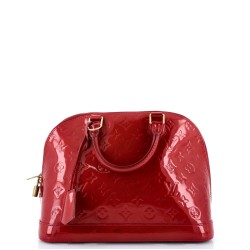 Alma Handbag Monogram Vernis PM