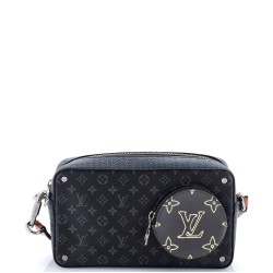 Volga On Strap Bag Monogram Eclipse Canvas with Monogram Leather