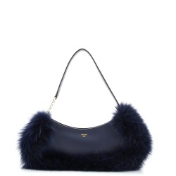 O’Lock Swing Shoulder Bag Leather with Fur