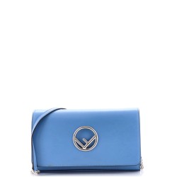 F is Fendi Wallet on Chain Leather