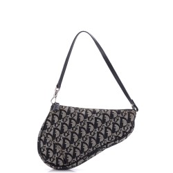 Vintage Saddle Bag Diorissimo Canvas Mini