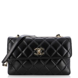 Trendy CC Flap Bag Quilted Lambskin Medium