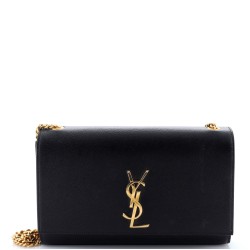 Classic Monogram Crossbody Bag Grainy Leather Large