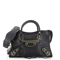 City Classic Metallic Edge Bag Leather Small