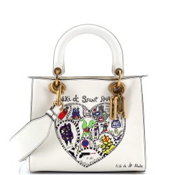 Supple Lady Dior Bag Limited Edition Niki de Saint Phalle Printed Leather Medium