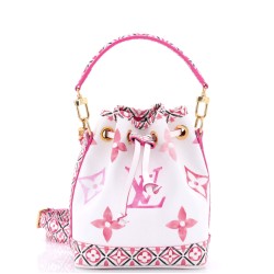 Noe NM Handbag By The Pool Monogram Watercolor Giant Nano