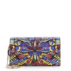 Lady Dior Wallet on Chain Pouch Printed Leather