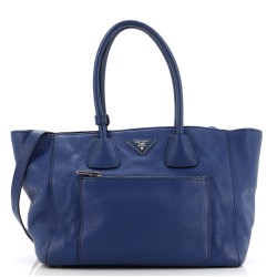 Front Pocket Wing Convertible Tote Vitello Daino