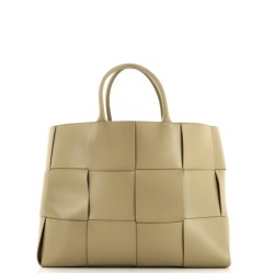 Arco Tote Maxi Intrecciato Leather Large