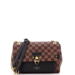 Vavin Handbag Damier with Leather PM
