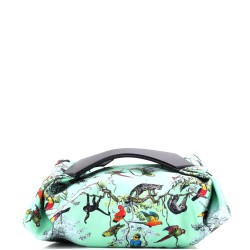 Balusoie Bag Printed Silk and Leather