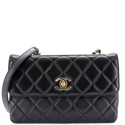 Trendy CC Flap Bag Quilted Lambskin Medium